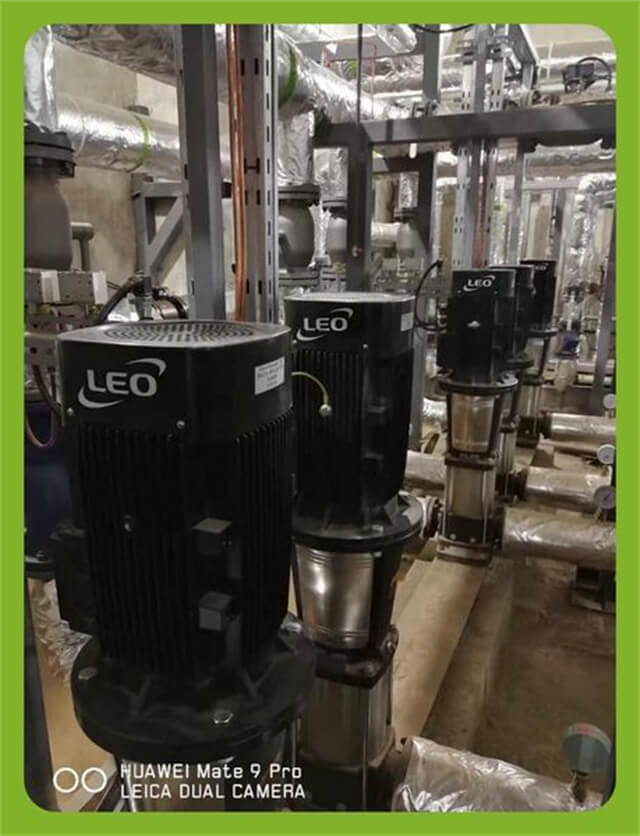 LEO Commercial Water Pumps in HVAC System in Russia