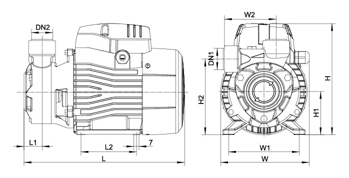 AQm dimensions drawing