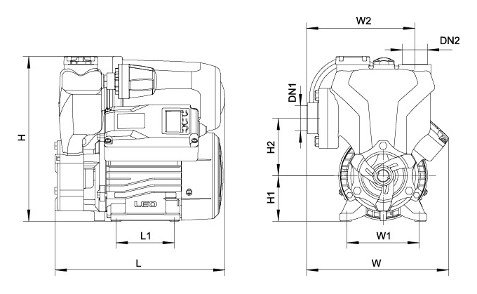 APSm-AT dimensions drawing