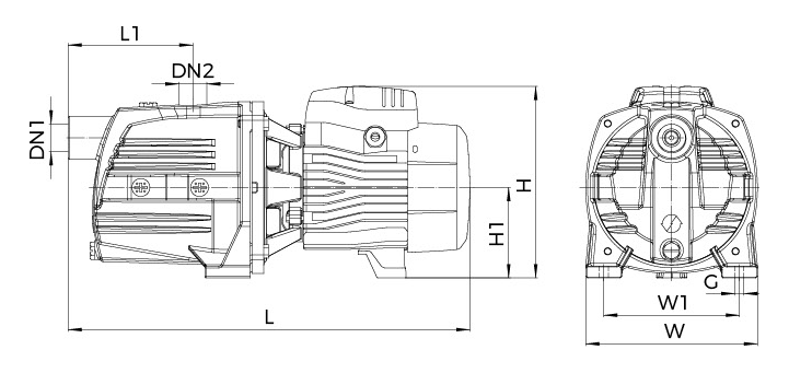 AJm dimensions drawing