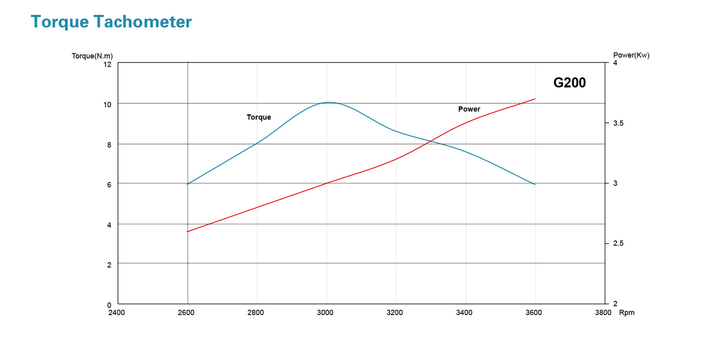 Horizontal Engines Torque Tachometer - G200 - LEO PUMP