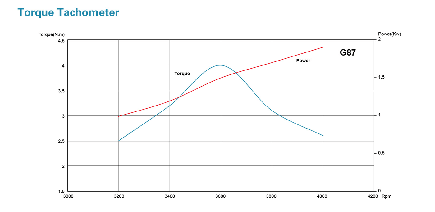 Horizontal Engines Torque Tachometer - G87 - LEO PUMP