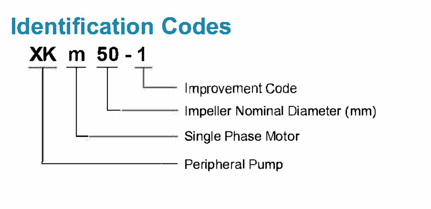 Peripheral Pump Model Identification - XKm