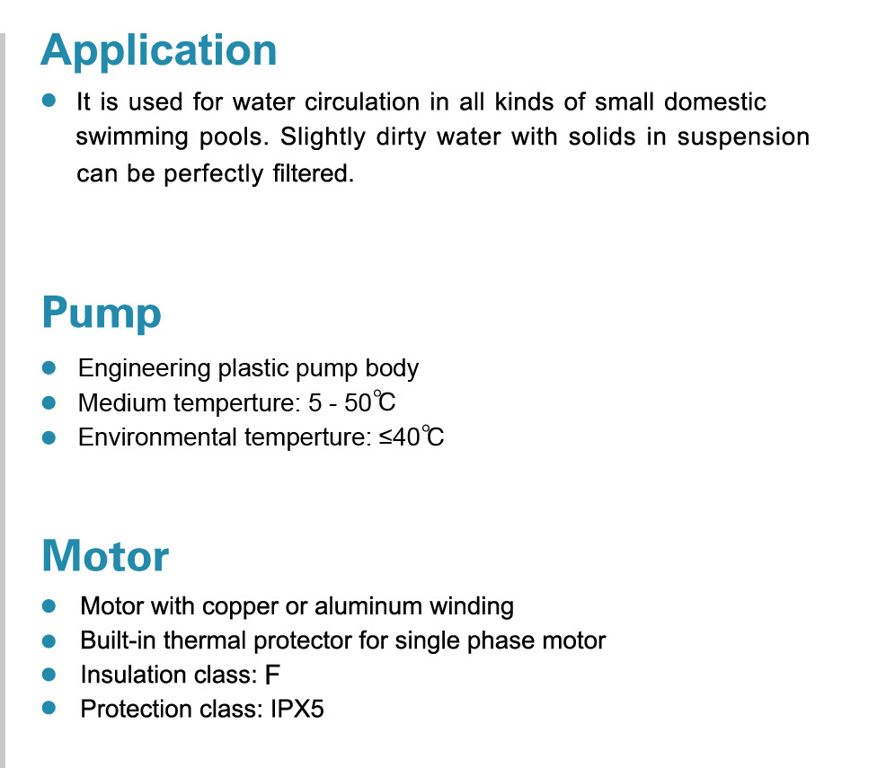 Pool Pump Highlights - XKP-ET - LEO PUMP