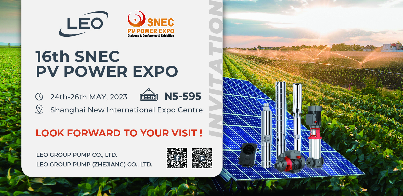 16th SNEC PV POWER EXPO-LEOPUMP-2023