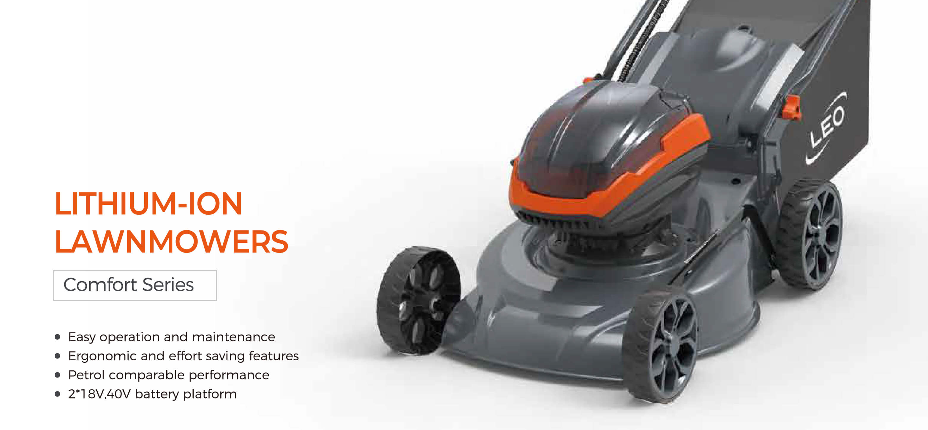 LM-L Lithium-ion Lawnmowers Features