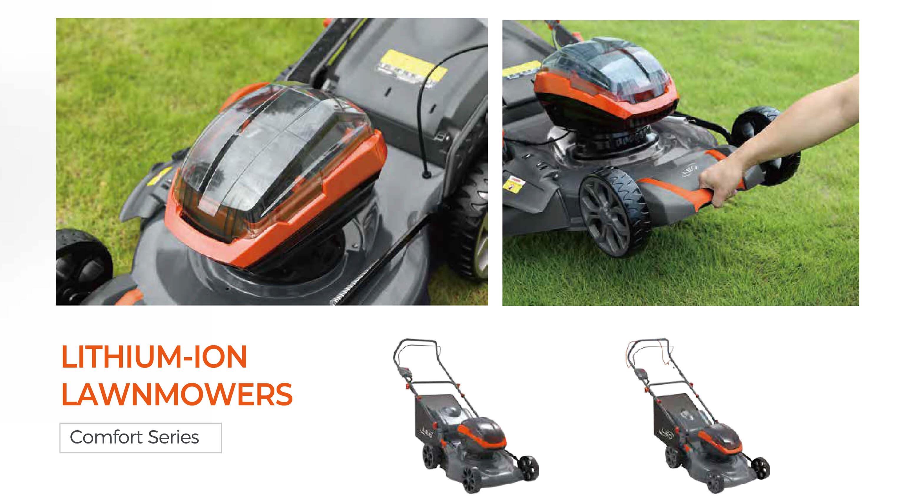 LM-L Lithium-ion Lawnmowers Features