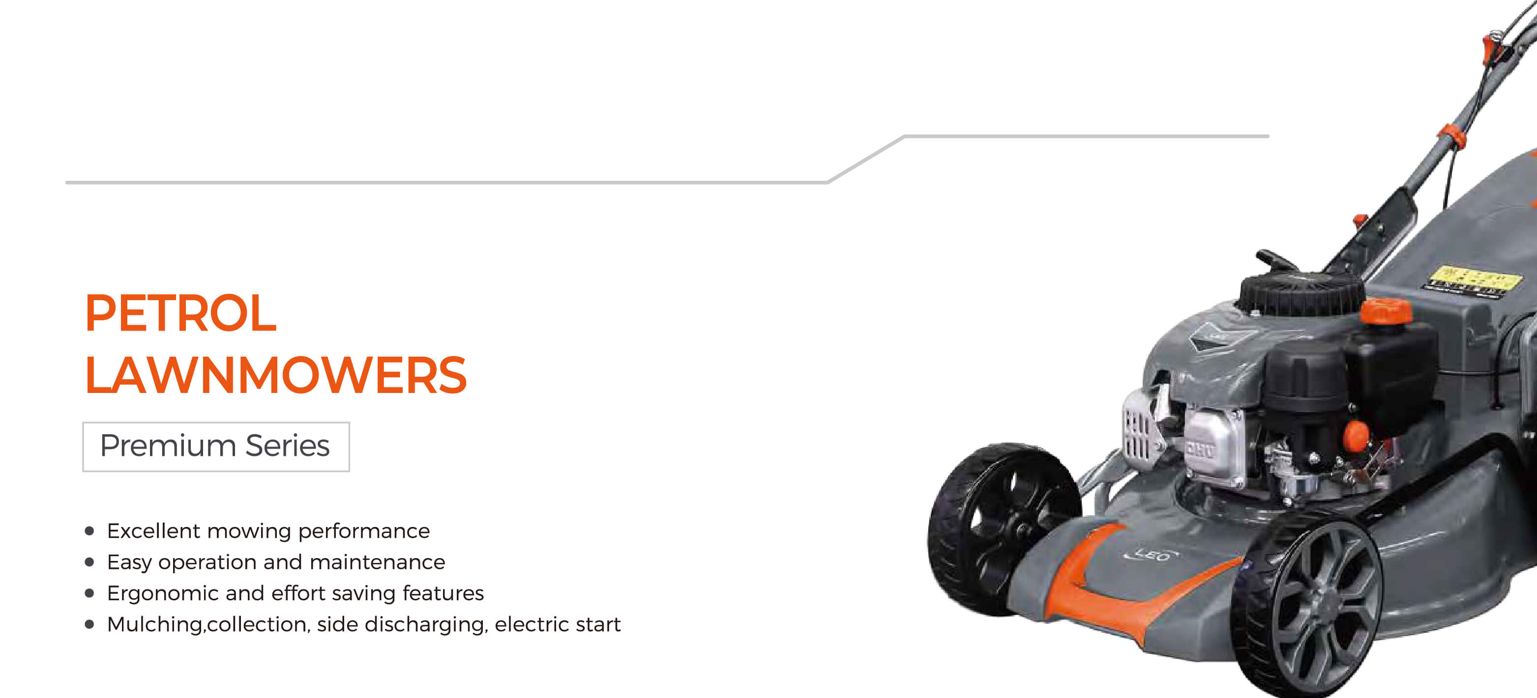 LM-2L Petrol Lawnmowers Features