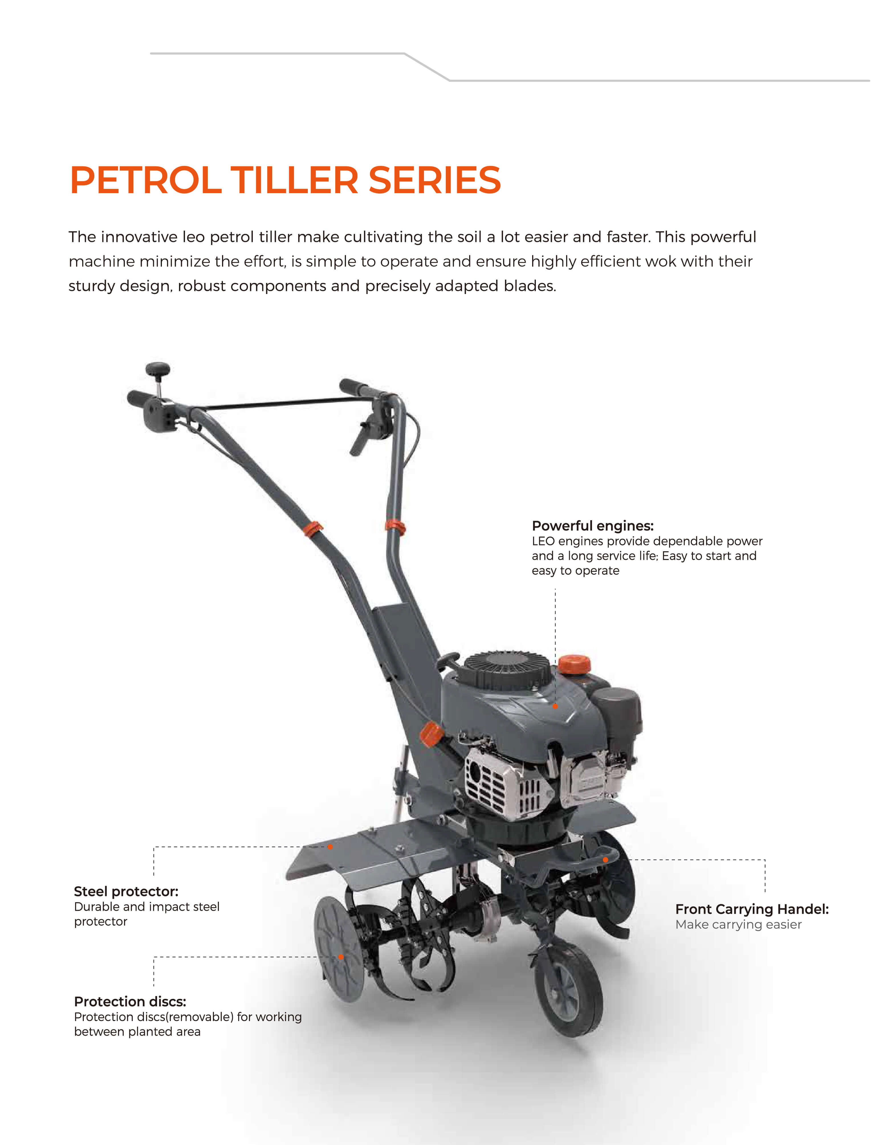 LPT Petrol Tiller Overview