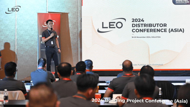 LEO Executive Was Sharing Ideas with Partners at the Conference