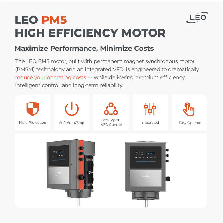 LEO PM5 - High-Efficiency Motors