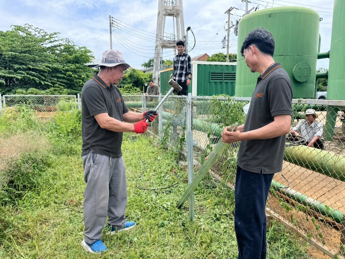 Field assessment activities supporting rural water solution planning in Thailand.
